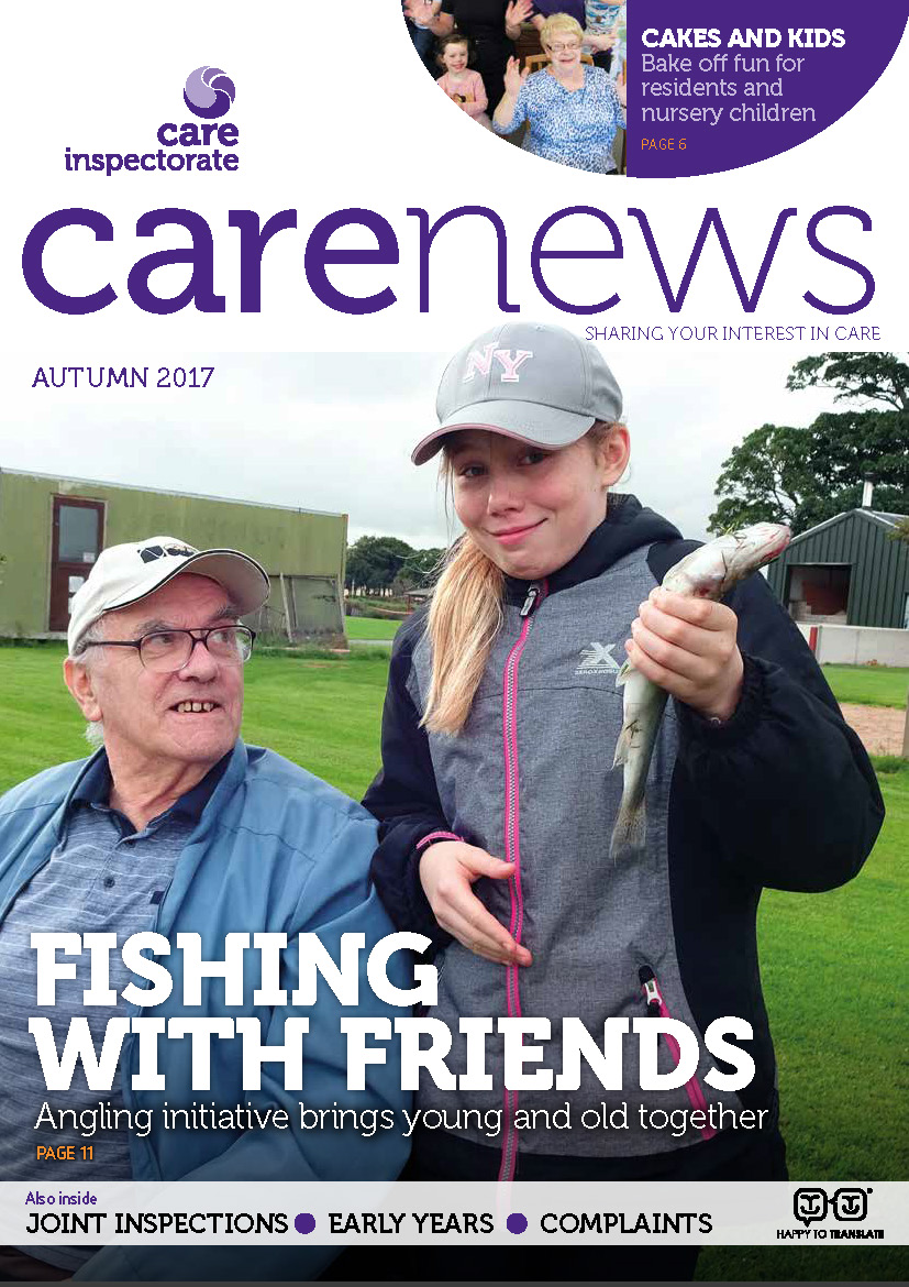 Front Page of Care News Autumn 2017