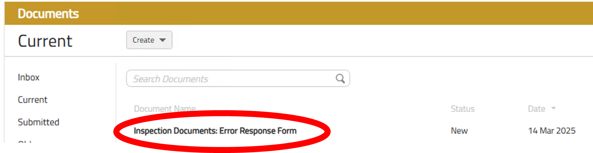 eForms ERF